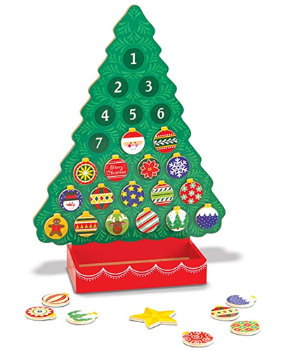Melissa and Doug Countdown to Christmas Wooden Advent Calendar