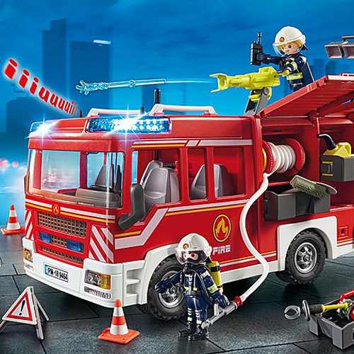 Read more about the Playmobil Fire Engine.