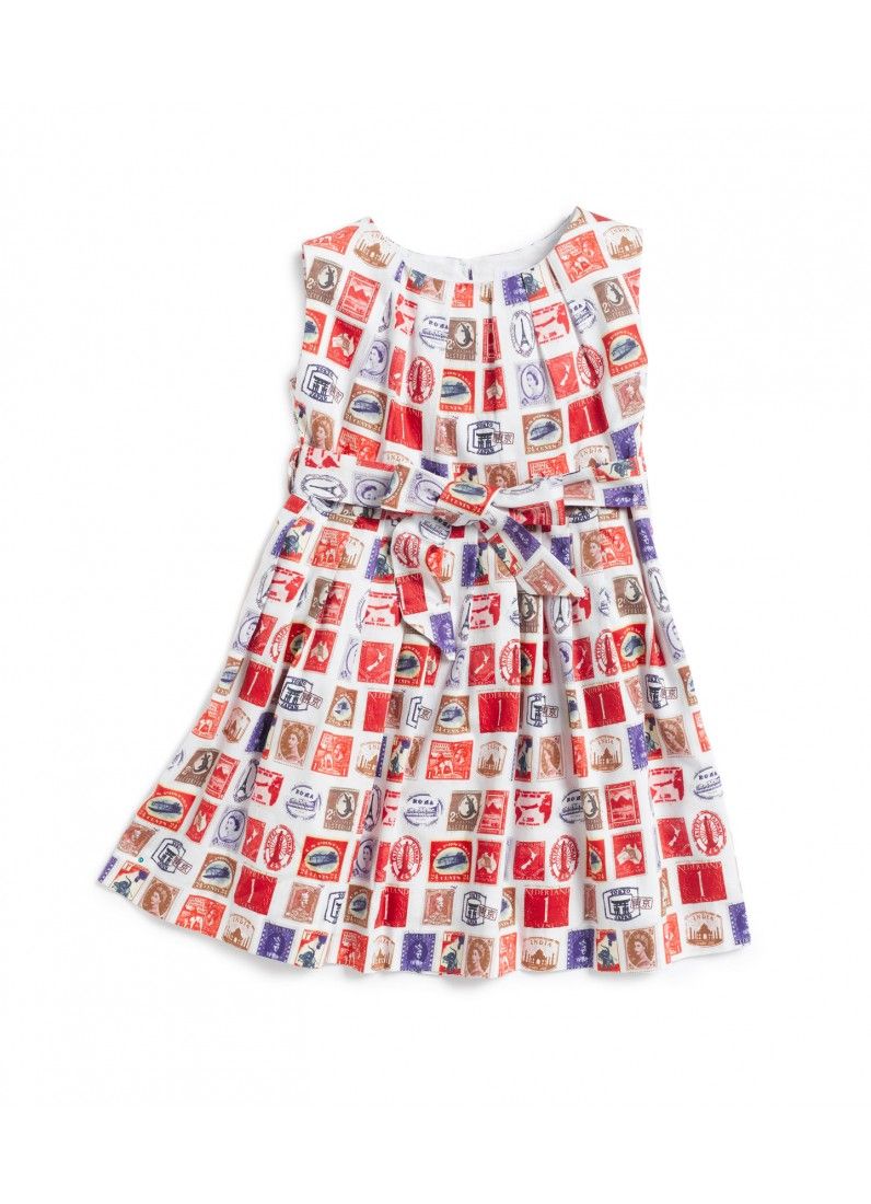 Stamp Bow Dress