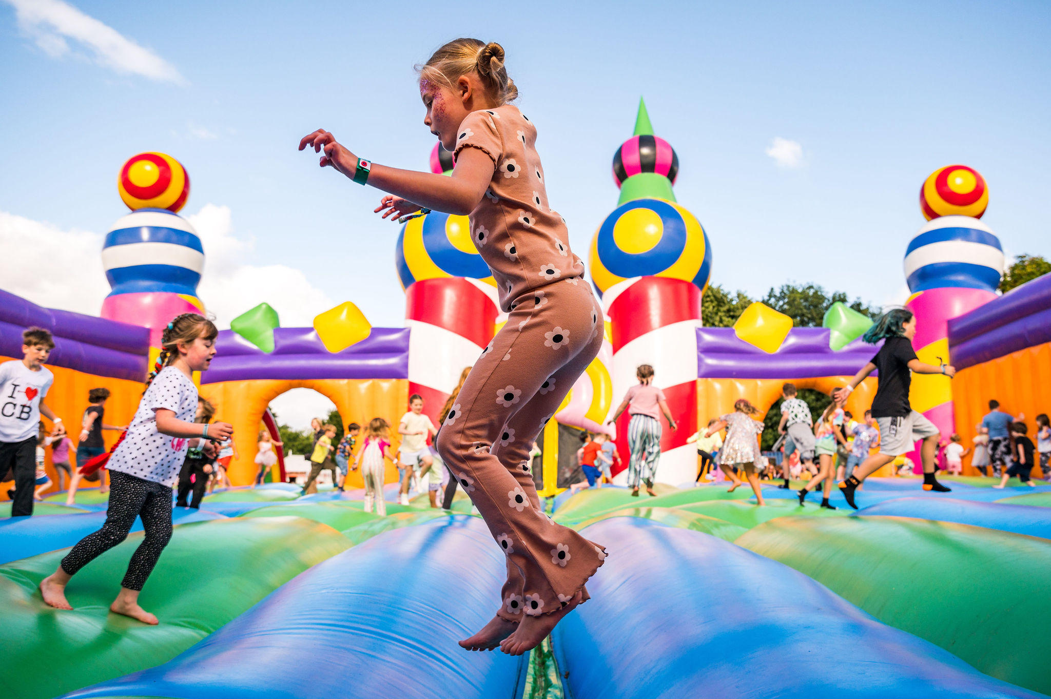 Worlds largest bouncy castle